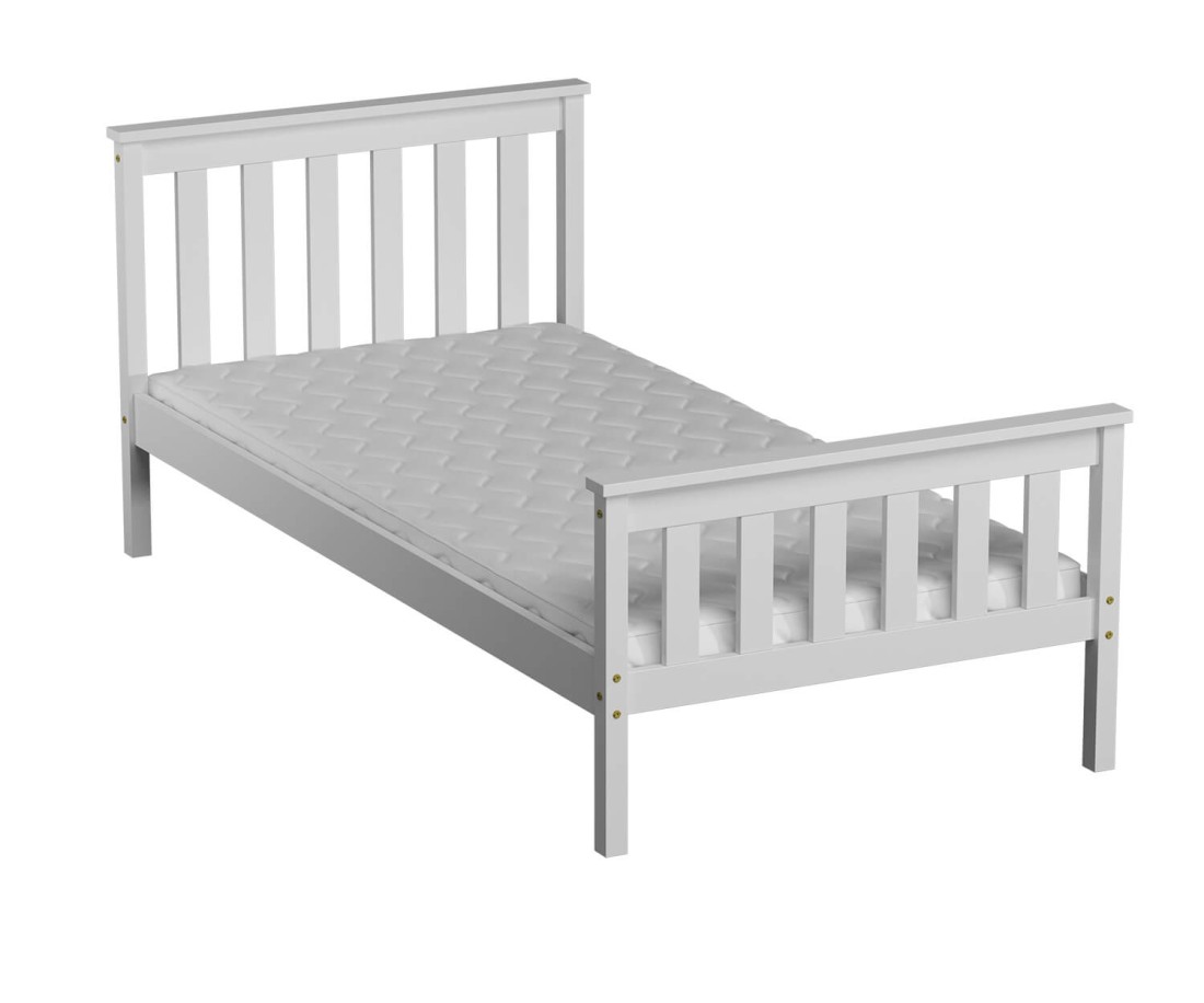 Fenyő ágy 90x200 Naxter fehér