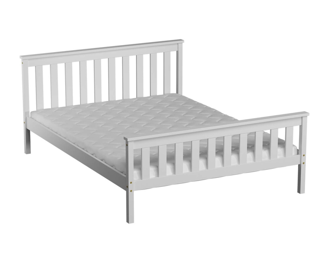 Fenyő ágy 160x200 Naxter fehér