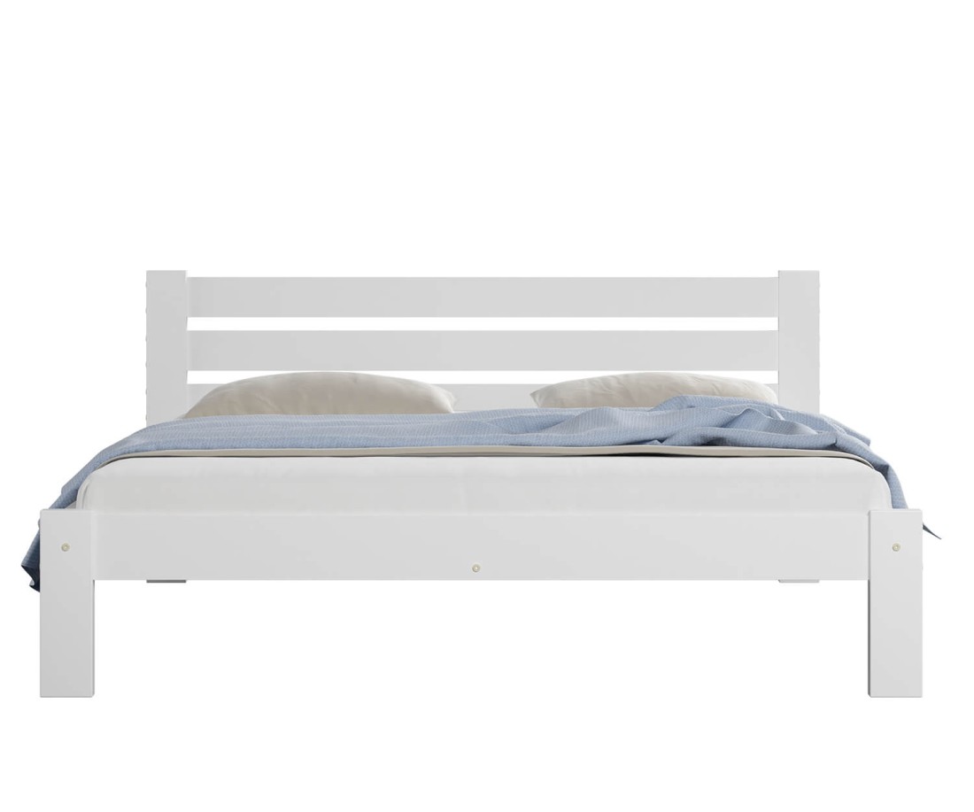 Fenyő ágy 160x200 Ajza fehér