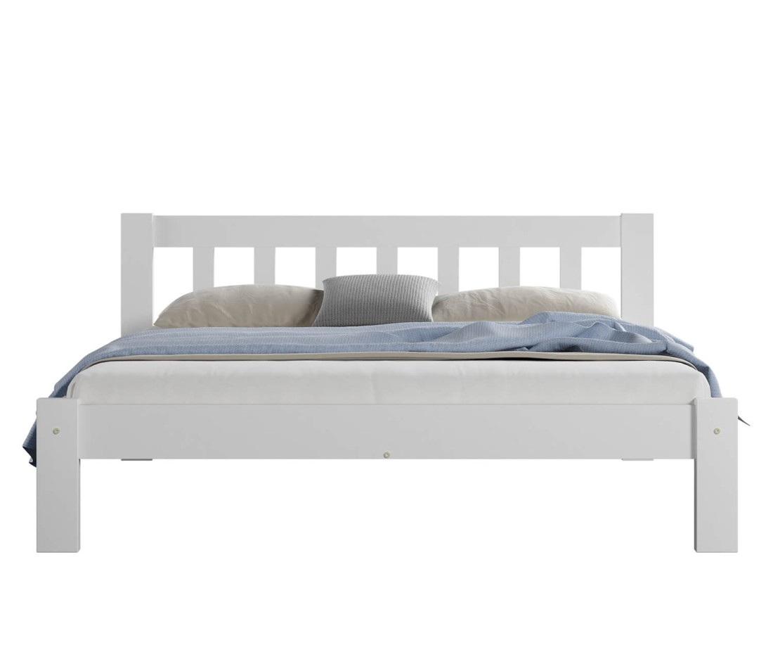 Fenyő ágy 160x200 Alena fehér