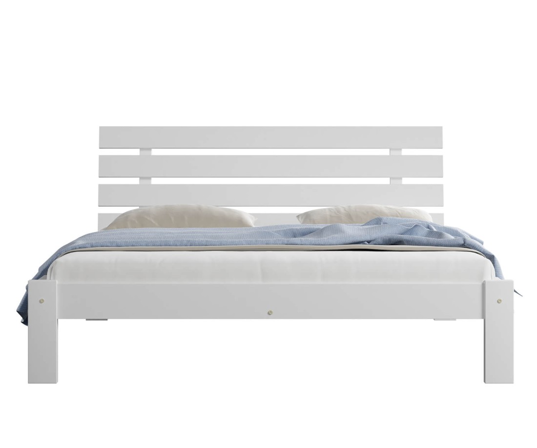 Fenyő ágy 120x200 Karla fehér