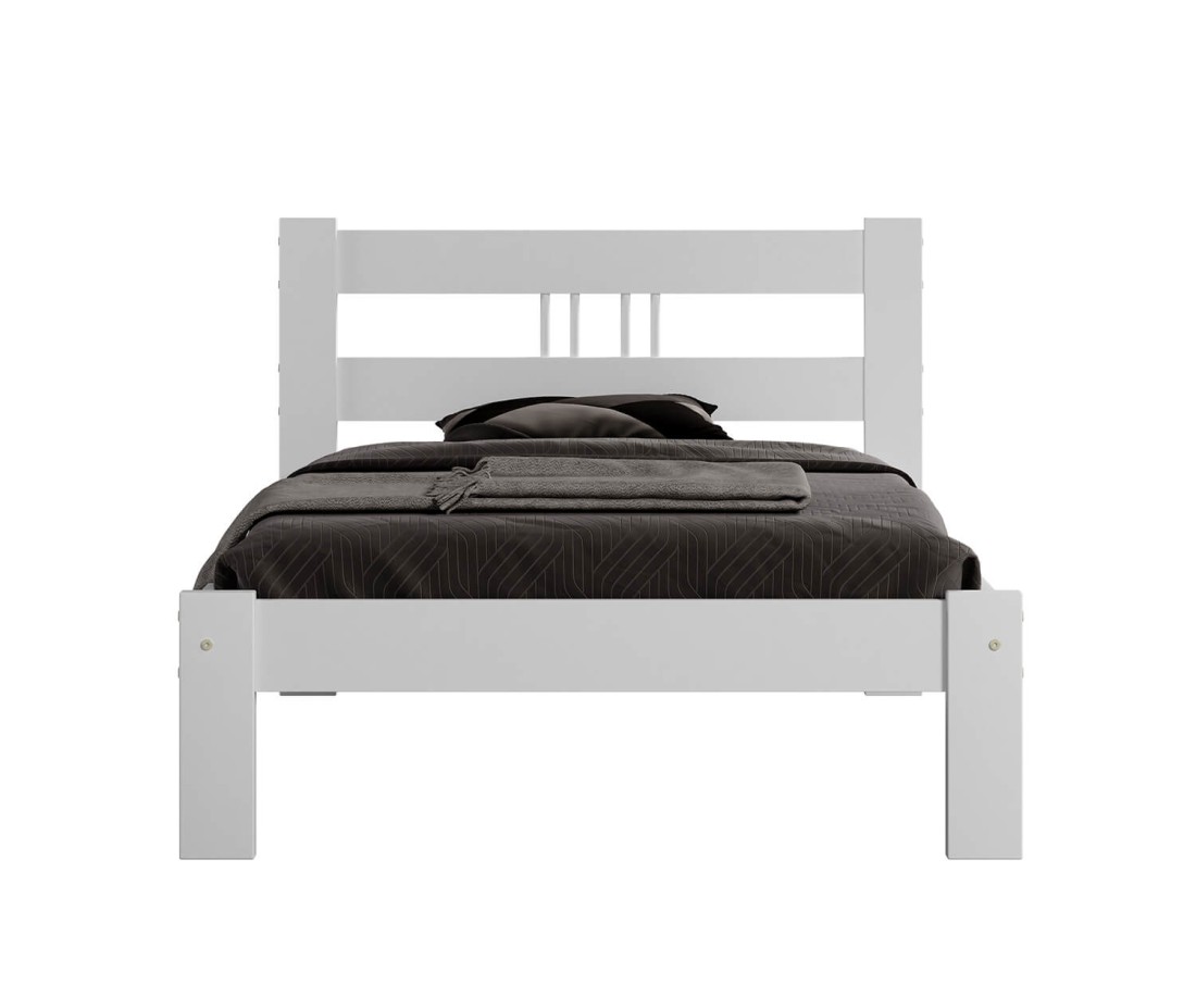 Fenyő ágy 90x200 Virginia fehér