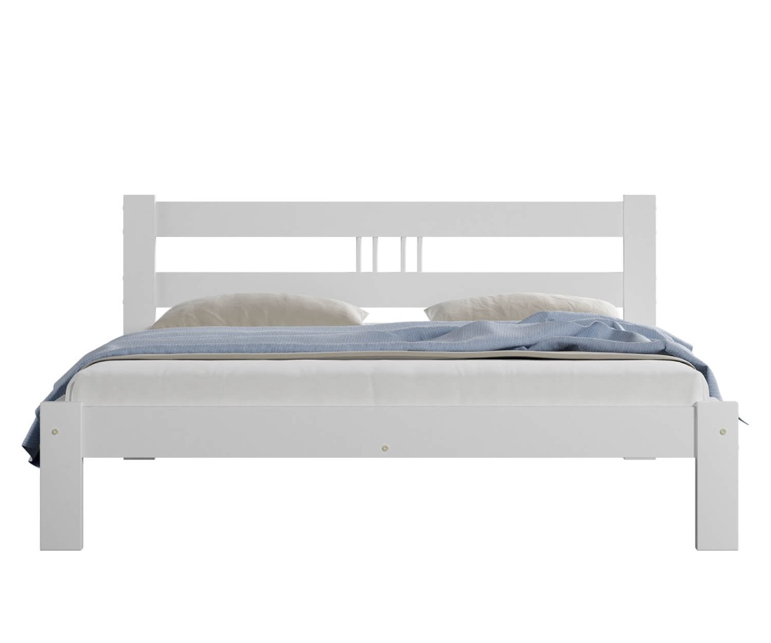 Fenyő ágy 160x200 Virginia fehér