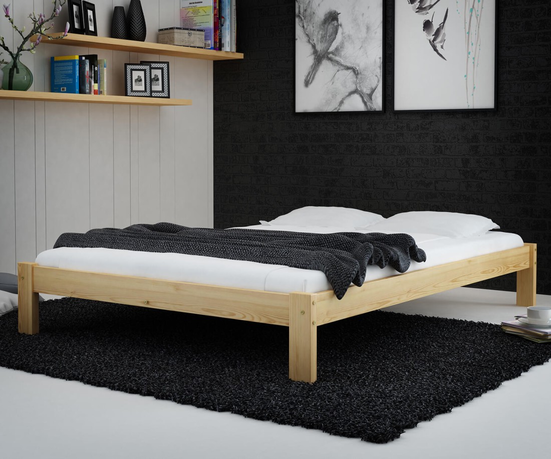 Fenyő ágy 140x200 Luisa fenyő