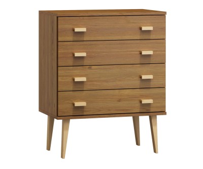 Fenyő komód no.1 szélessége 79 cm 4s tölgy