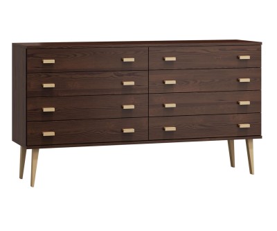 Fenyő komód no.2 szélessége 135 cm 4s Venuci dió