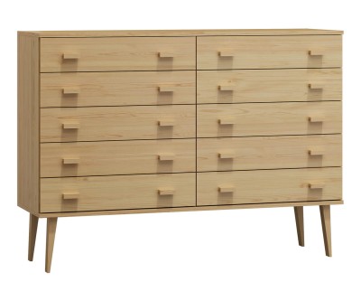 Fenyő komód no.2 szélessége 117 cm 5s  Venuci fenyő