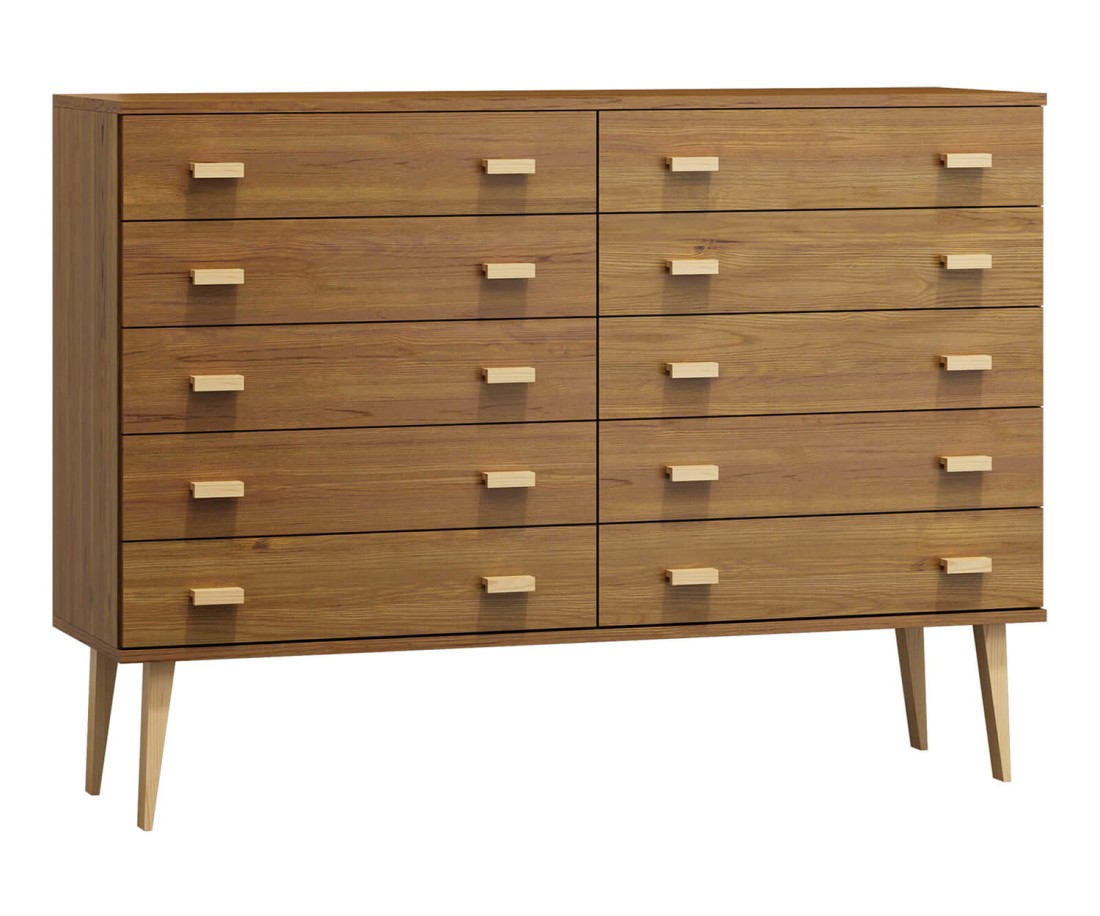 Fenyő komód no.2 szélessége 135 cm 5s Venuci tölgy