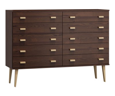 Fenyő komód no.2 szélessége 135 cm 5s Venuci dió