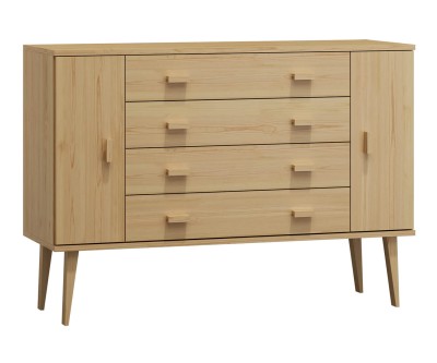 Fenyő komód no.3 szélessége 135 cm 4s Venuci fenyő