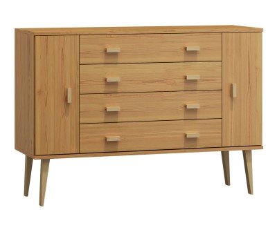 Fenyő komód no.3 szélessége 135 cm 4s Venuci éger