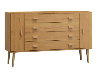 Fenyő komód no.3 szélessége 155 cm 4s Venuci éger