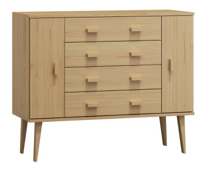 Fenyő komód no.3 szélessége 117 cm 4s Venuci fenyő