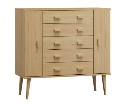 Fenyő komód no.3 szélessége 135 cm 5s Venuci fenyő