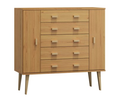 Fenyő komód no.3 szélessége 135 cm 5s Venuci éger