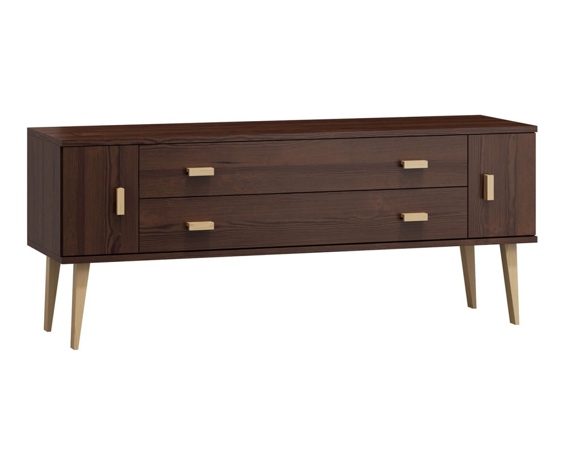 Fenyő komód no.3 szélessége 155 cm 2s Venuci dió