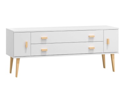Fenyő komód no.3 szélessége 155 cm 2s Venuci fehér
