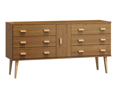 Fenyő komód no.4 szélessége 135 cm 3s Venuci tölgy