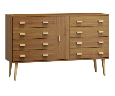 Fenyő komód no.4 szélessége 117 cm 4s Venuci tölgy