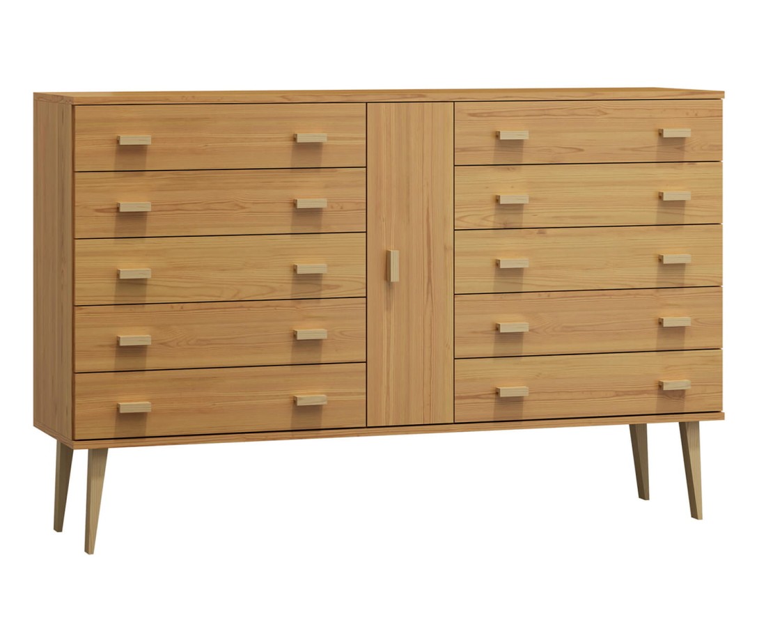 Fenyő komód no.4 szélessége 175 cm 5s Venuci éger