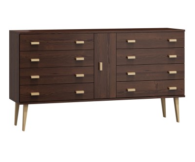 Fenyő komód no.4 szélessége 155 cm 4s Venuci dió