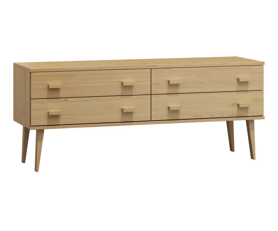 Fenyő komód no.2 szélessége 117 cm 2s Venuci fenyő