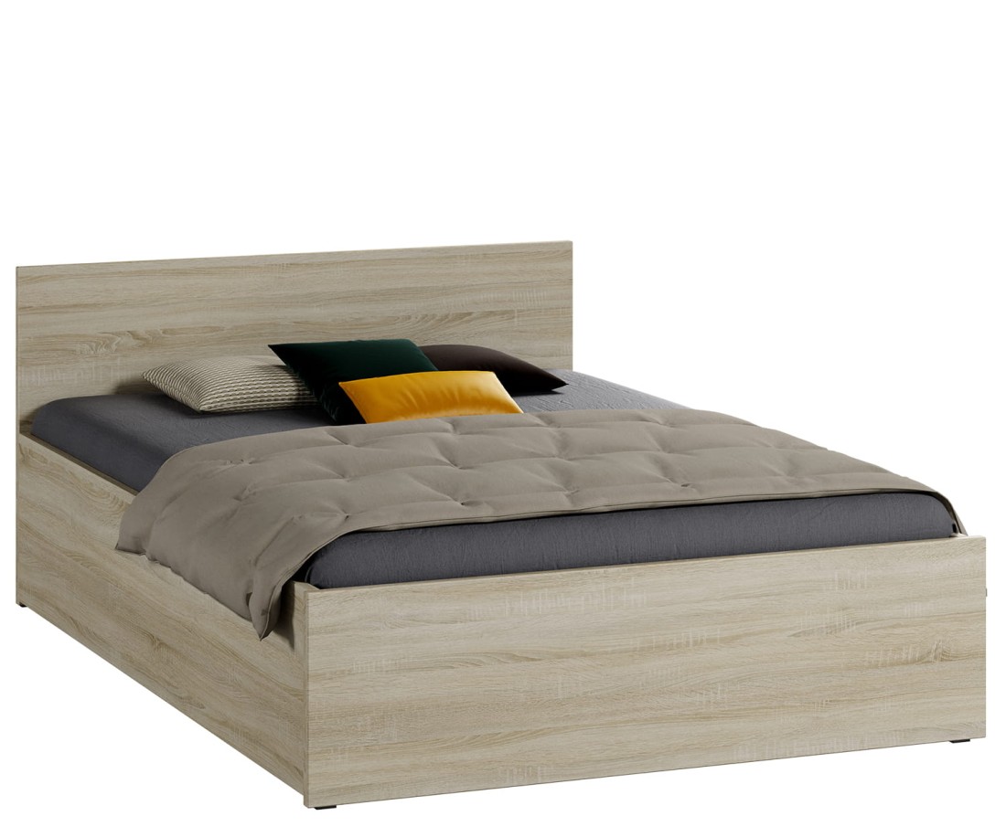 Ágy 140x200 DM1 sonoma tölgy
