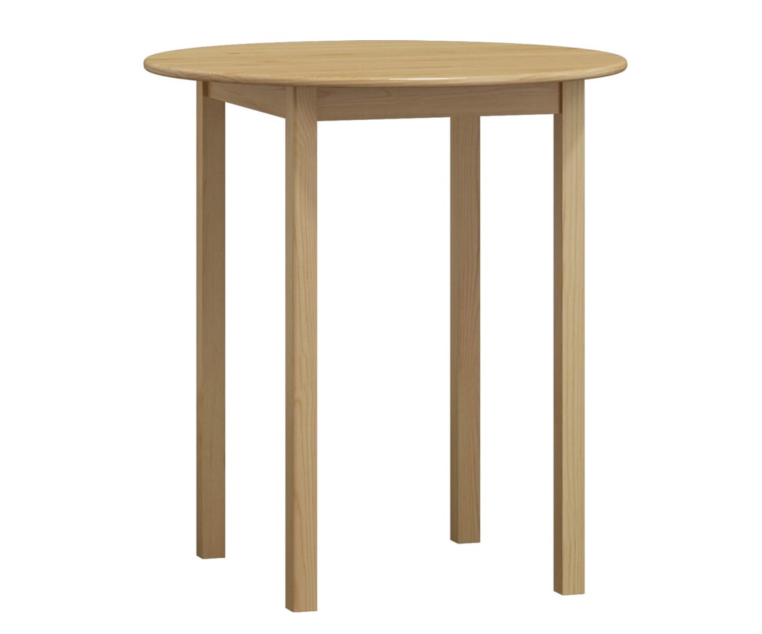 Fenyő asztal c3, átmérője 60 cm