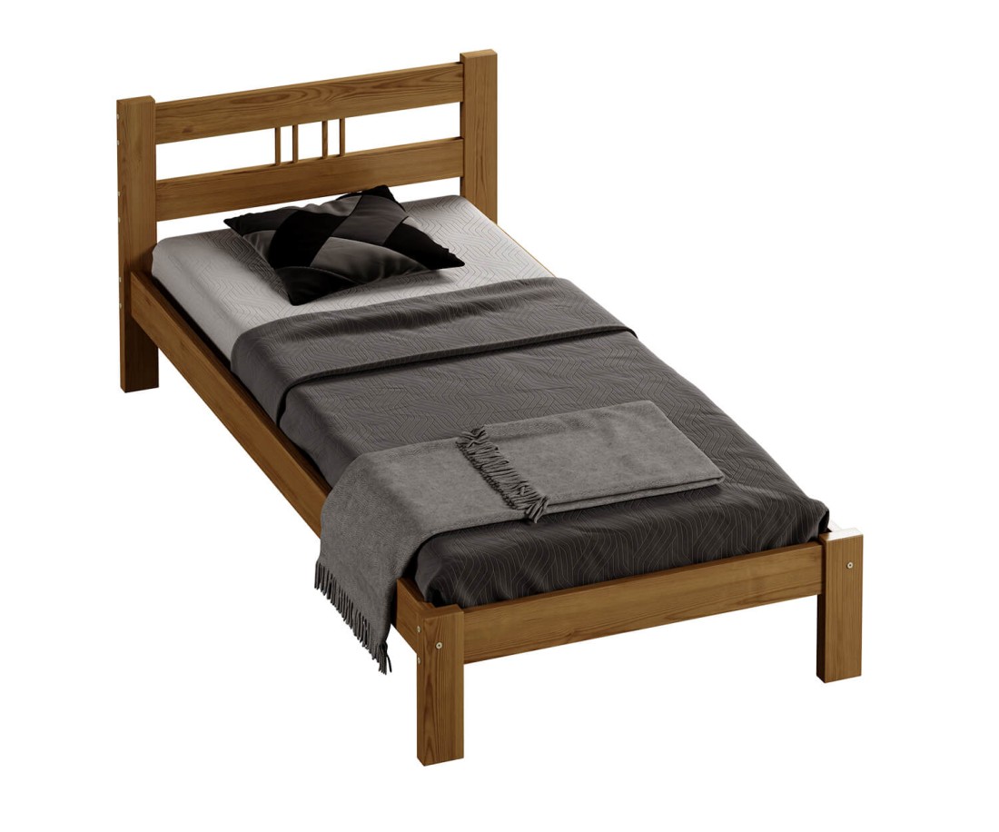 Fenyő ágy 90x200 Virginia tölgy