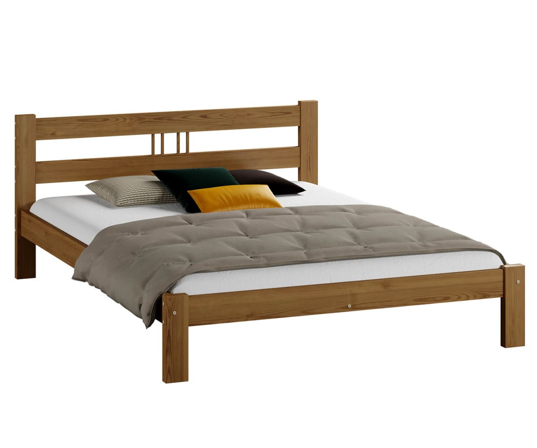 Fenyő ágy 120x200 Virginia tölgy