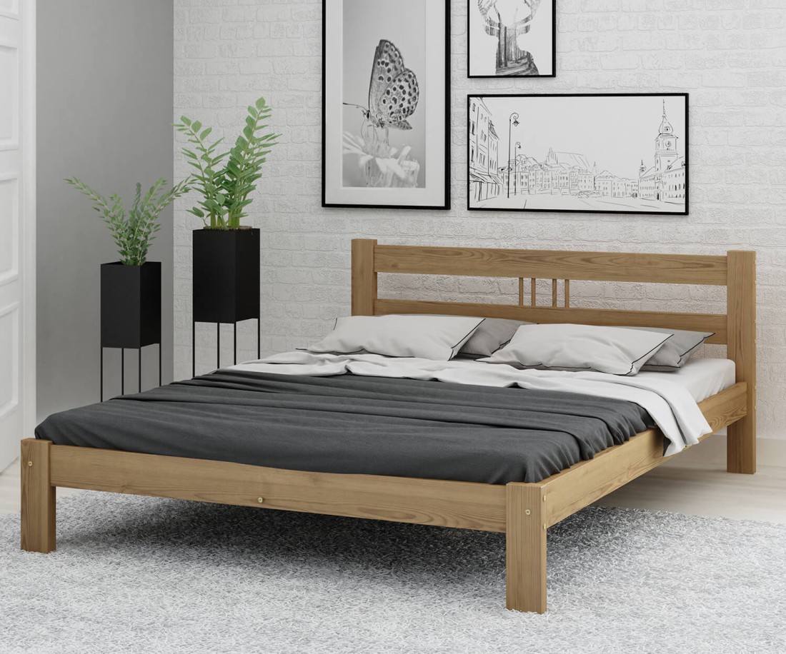 Fenyő ágy 160x200 Virginia tölgy