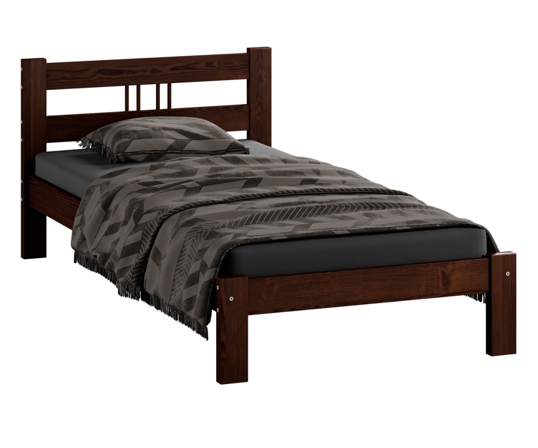 Fenyő ágy 90x200 Virginia dió