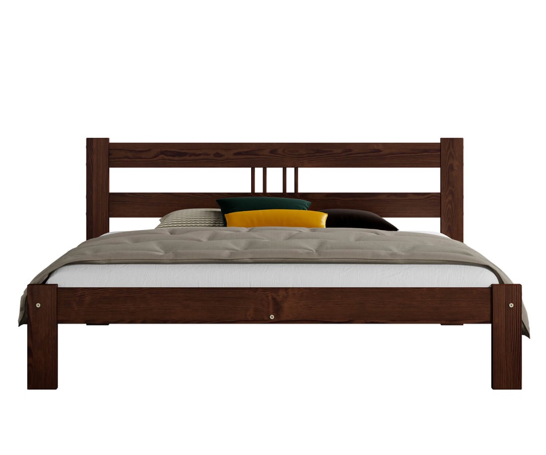 Fenyő ágy 160x200 Virginia dió