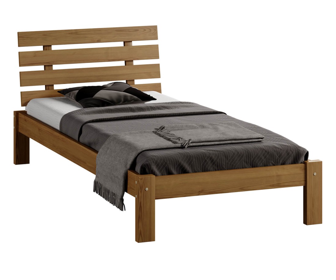 Fenyő ágy 90x200 Karla tölgy