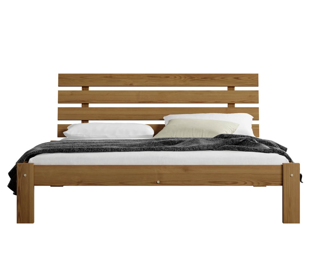 Fenyő ágy 120x200 Karla tölgy