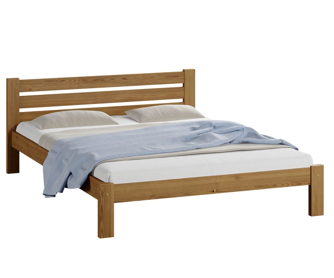 Fenyő ágy 160x200 Ajza tölgy