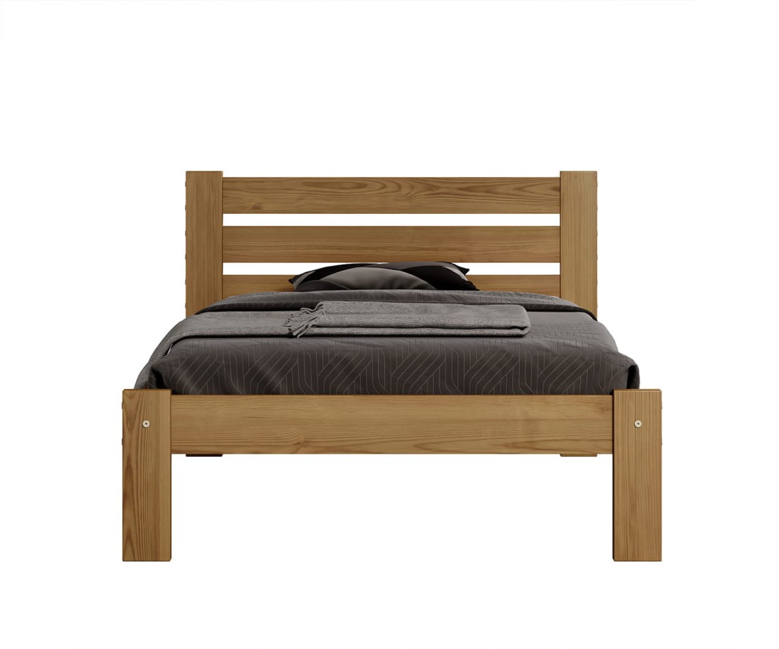 Fenyő ágy 90x200 Ajza tölgy