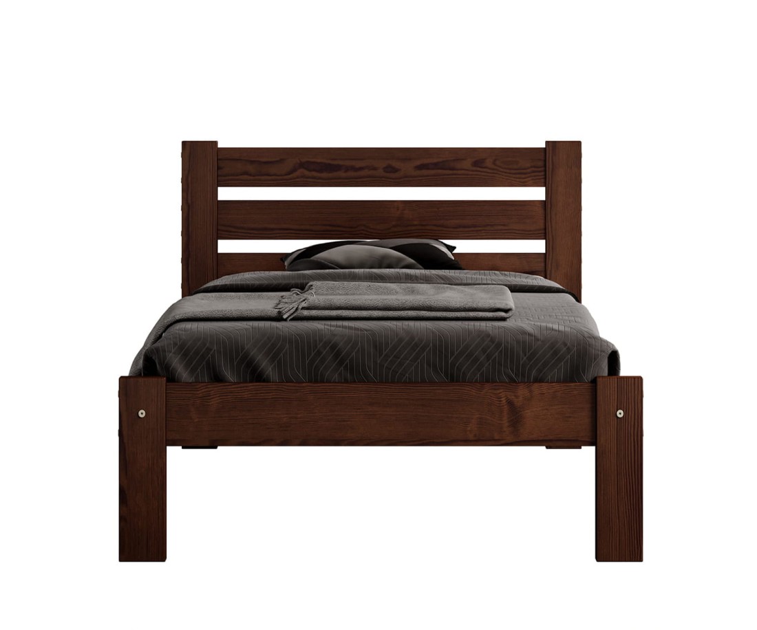 Fenyő ágy 90x200 Ajza dió