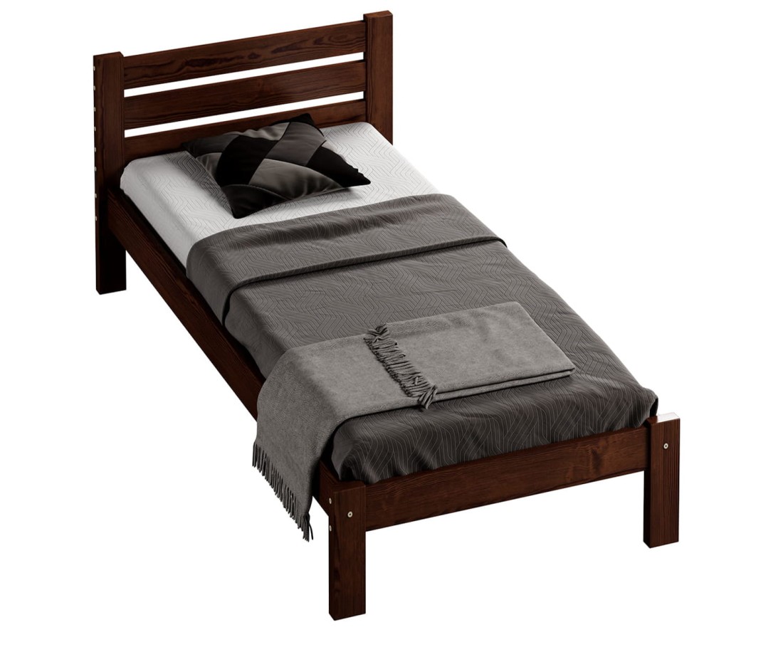 Fenyő ágy 90x200 Ajza dió