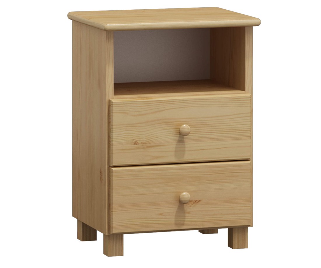 Éjjeliszekrény fenyő Katka S2