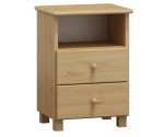 Éjjeliszekrény fenyő Katka S2