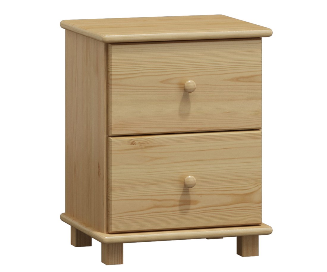 Fenyő éjjeliszekrény S4 mélysége 42 cm