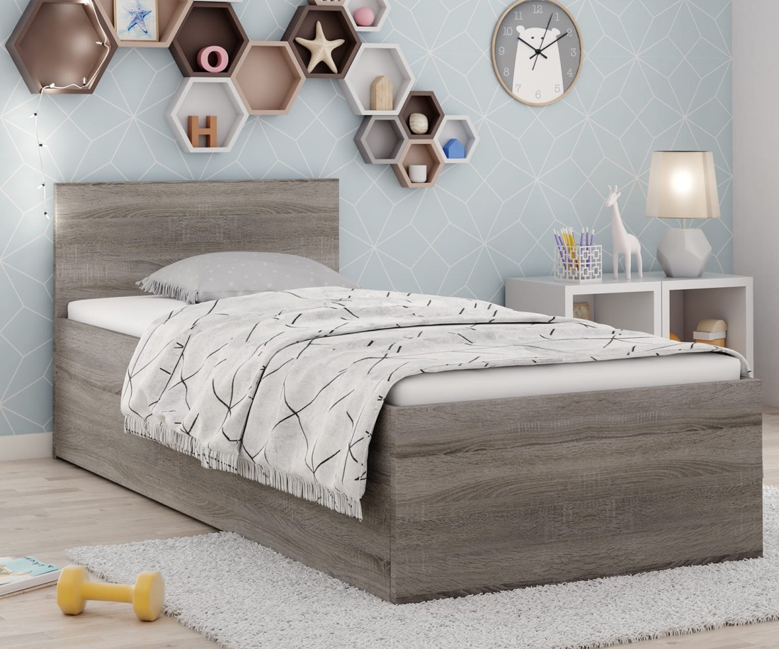 Ágy 90x200 DM1 szarvasgombás tölgy