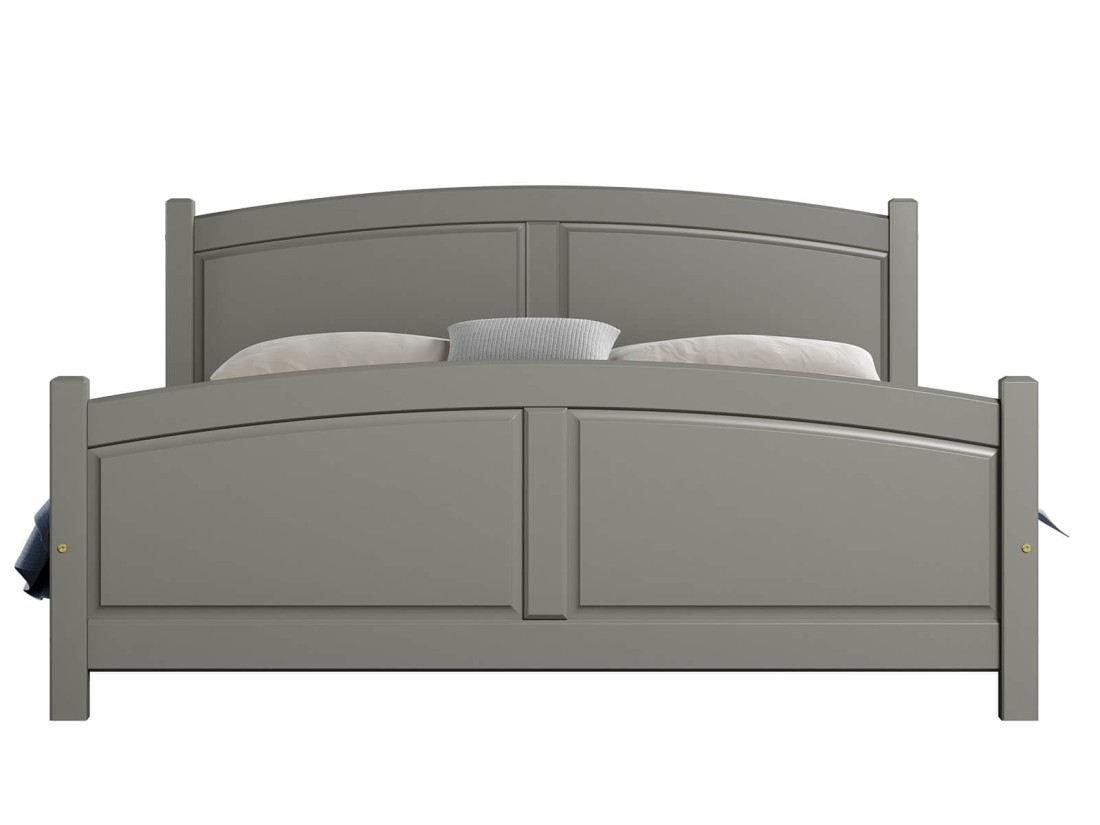 Fa ágy 160x200 Mela szürke