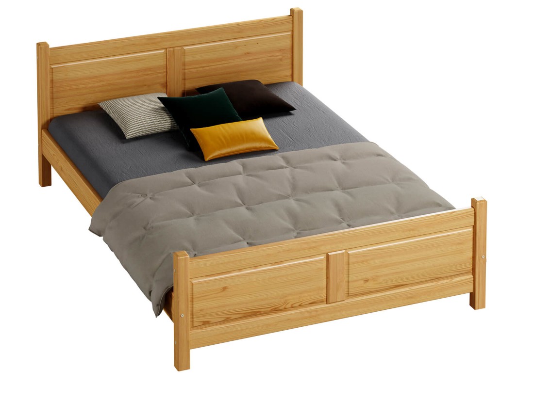 Fa ágy 140x200 Lena éger