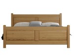 Fa ágy 140x200 Lena tölgy