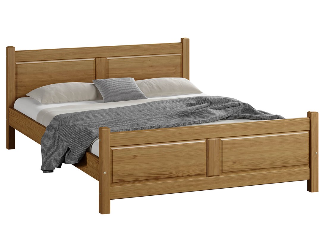 Fa ágy 160x200 Lena tölgy