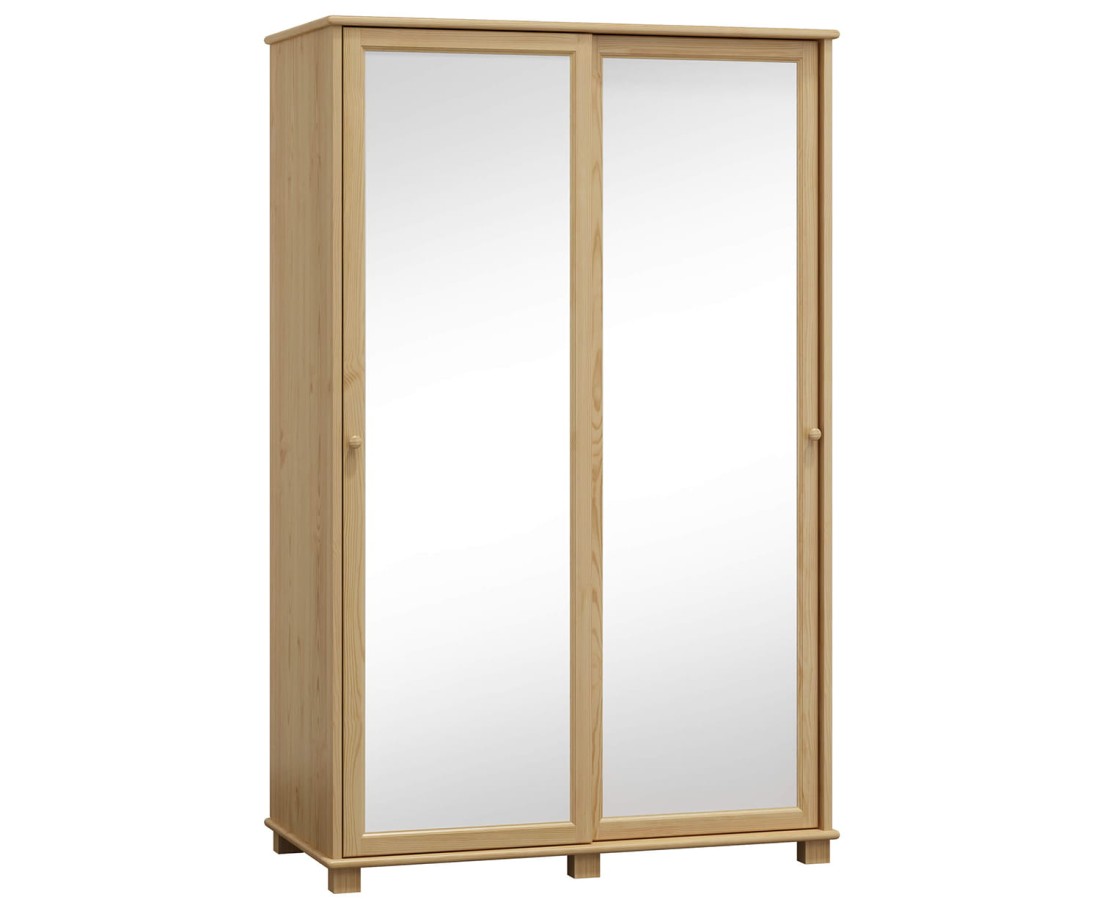 Fenyő szekrény 2Dc7, 120 széles akasztós