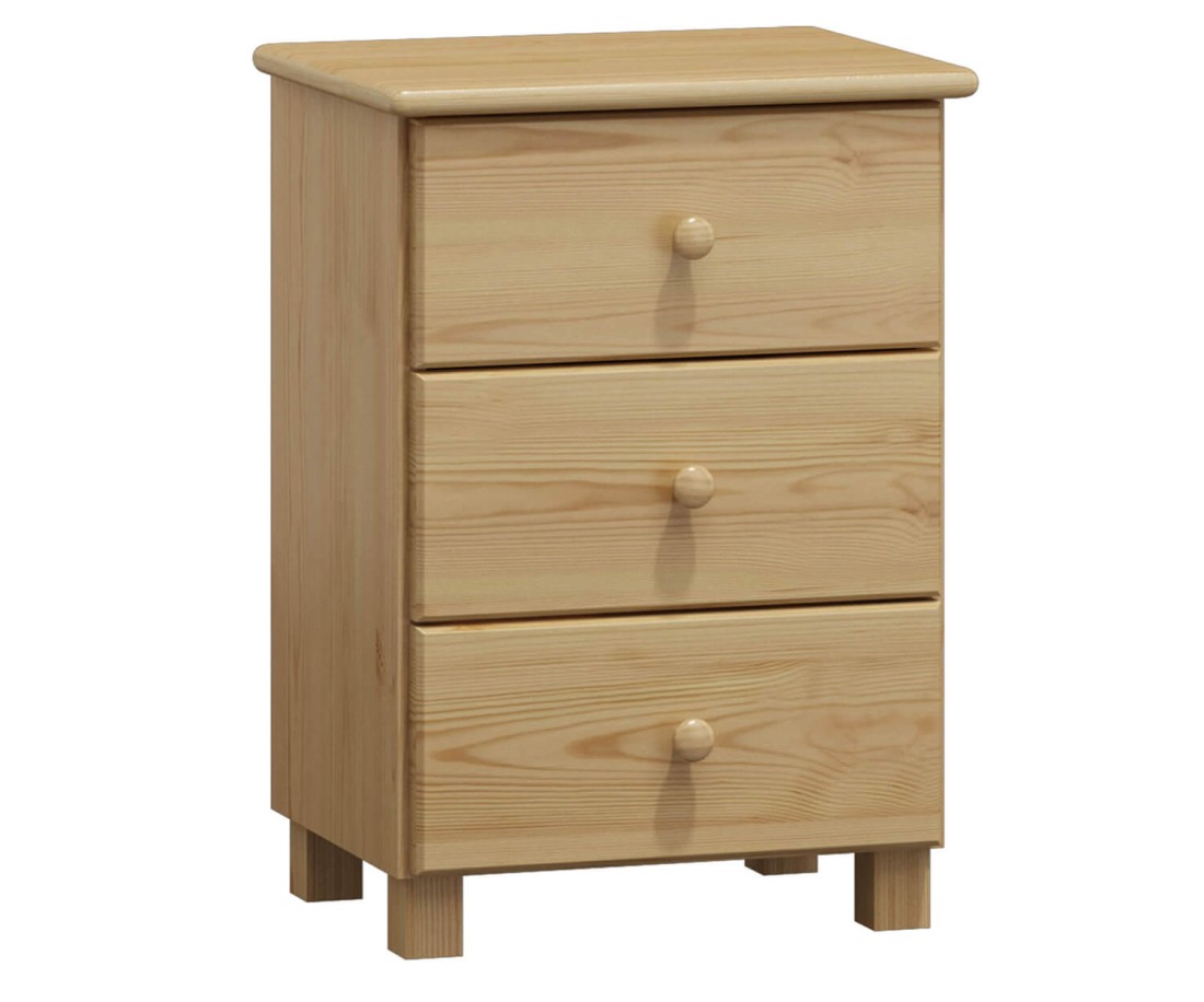 Éjjeliszekrény fenyő Katka S3