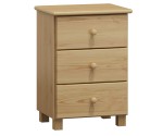 Éjjeliszekrény fenyő Katka S3
